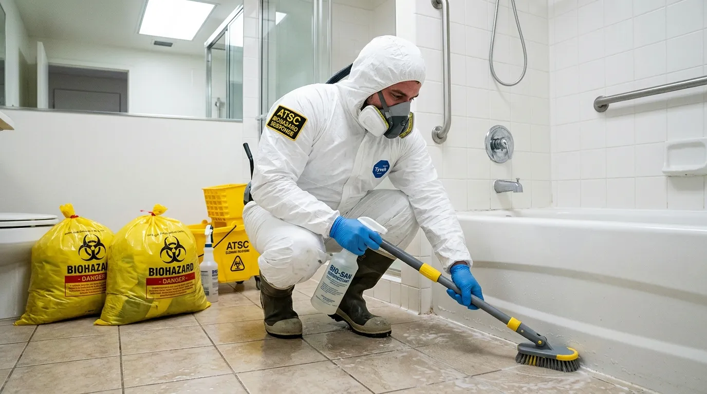 Decontamination equipment deployed for Blood Cleanup in Spencer